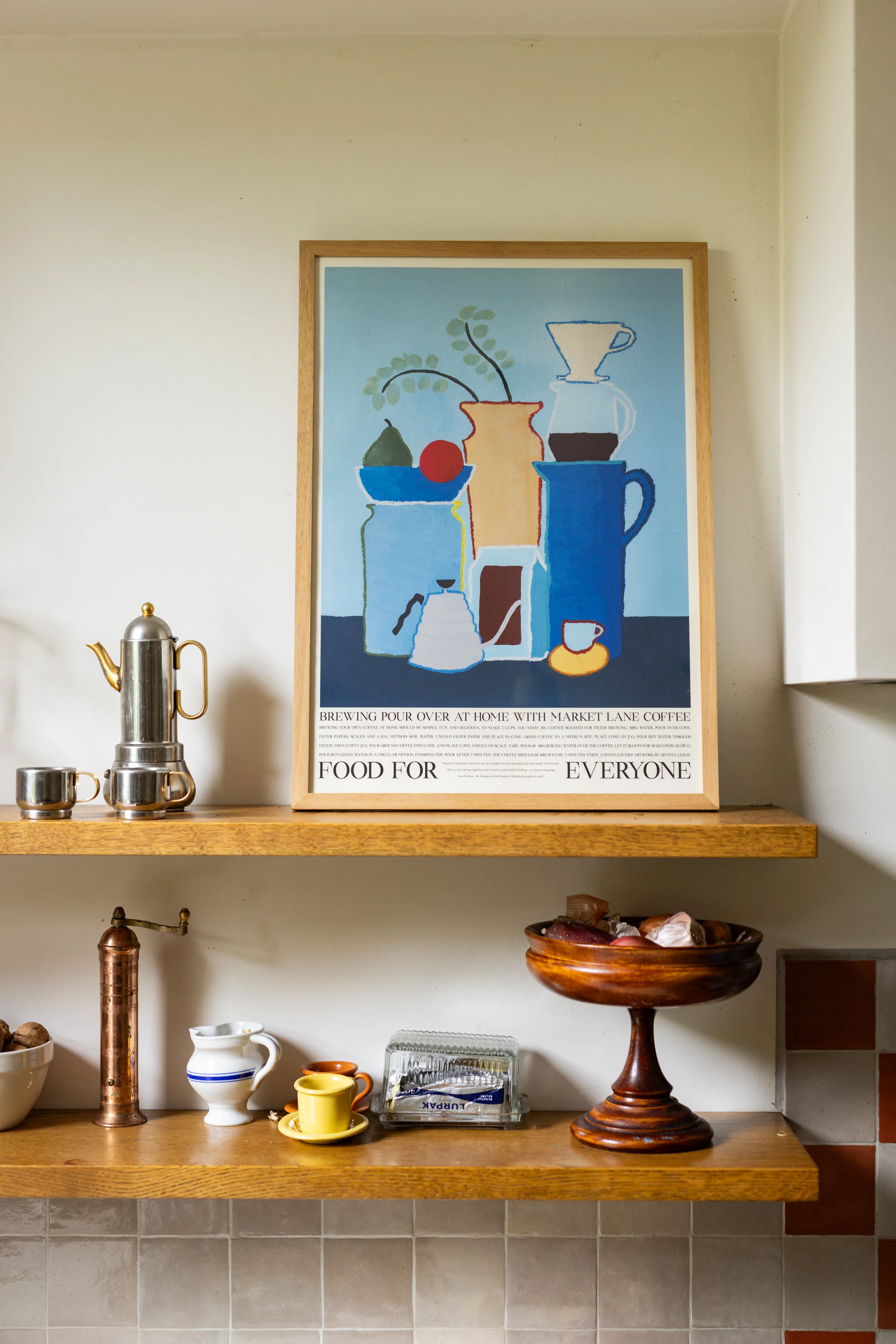 Food For Everyone & Market Lane Coffee Poster - Image 3