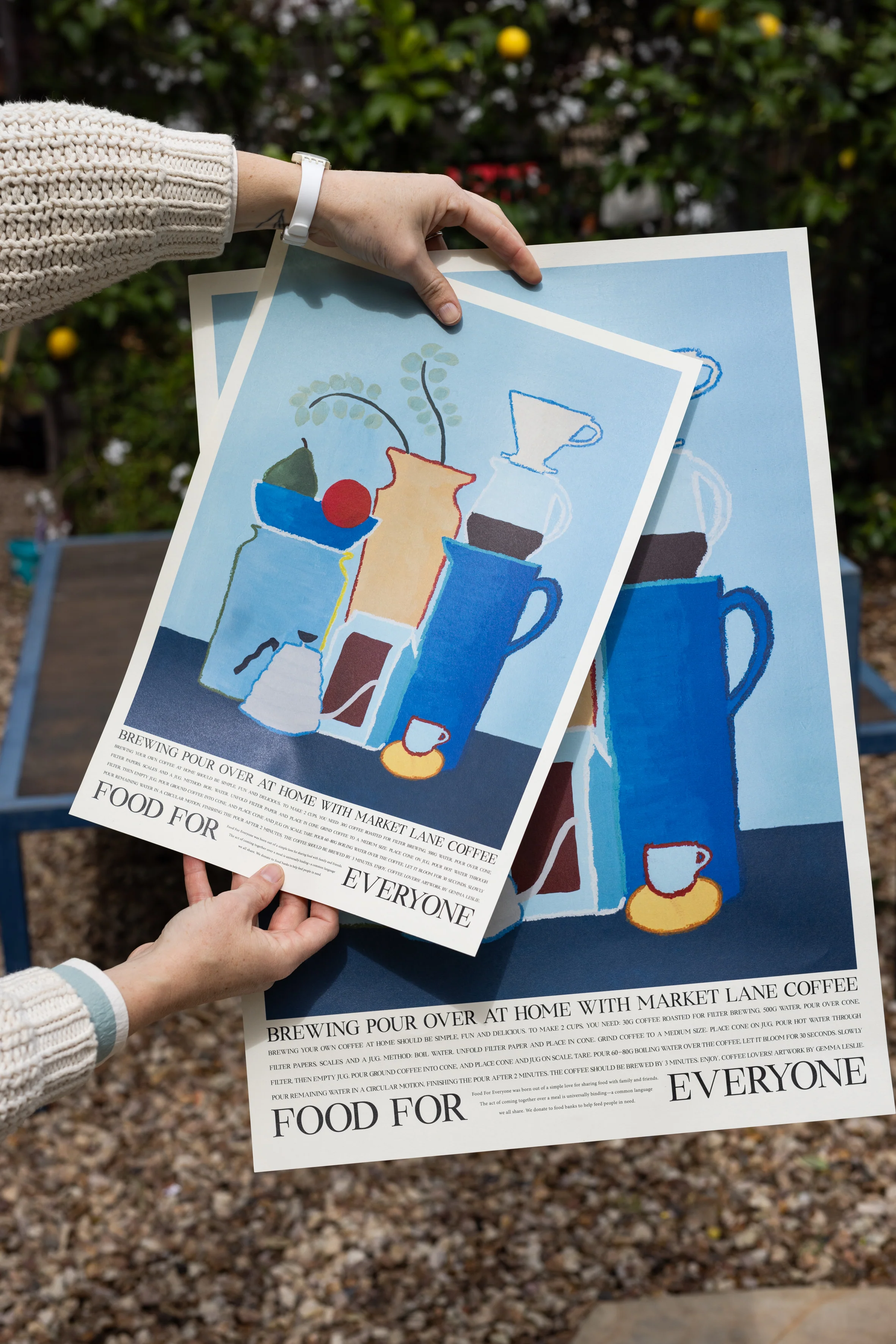 Food For Everyone & Market Lane Coffee Poster - Image 5